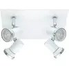 Eglo 95995 Spot, Acier, 33 W, Blanc, Chromé