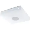 Eglo Voltago 2 - Plafonnier Affleurant À Led Réglable Effet Scintillant Blanc