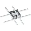 EGLO Plafonnier en métal chrome lasana 1 led intégrée 4x5,3w