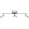 EGLO Triple spot LED Salto L56 cm - Chrome Gris