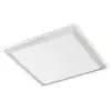 EGLO Plafonnier COMPETA 1 blanc abat jour blanc hauteur 8 Cm
