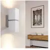 Eglo Passa - Applique Murale Intérieure À 2 Lumières, Chrome, Blanc, Gu10