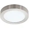 EGLO CONNECT Eglo Connect Fueva-C Plafonnier Rond 30 Cm Nickel