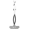 Lampe de table LASANA 2 2 ampoules chrome