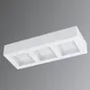 EGLO Plafonnier LED à trois lampes Ferreros en blanc