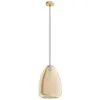 EGLO Alobrase Plafonnier Slim Pendant Laiton Brossé