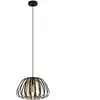 EGLO Suspension Encinitos, noir/laiton, Ø 37,5 cm