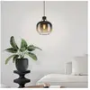 EGLO Suspension Oilella E27 IP20 Ø19 x H.110 cm verre noir