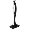 Eglo Lampe de table LED Lasana 3, luminaire en acier noir et plastique blanc, blanc chaud