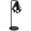 Eglo CARLTON 4 Lampe de table en acier Noir vieilli