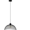 EGLO Suspension Pompeya, longueur 45 cm, noir, acier