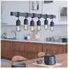 EGLO Suspension Townshend, longueur 100 cm noir, 6 lampes