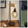 EGLO Lampe à poser Townshend 5 avec abat-jour cage