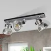 EGLO Plafonnier Barnstaple au look industriel 3 lampes