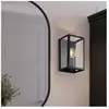 Eglo - Applique Acier Inoxydable Noir Charterhouse 1 Lumière(S)