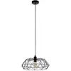 EGLO Lampe Suspendue Culot E27 Noir 'Carlton 2'