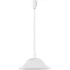 Suspension ALESSANDRA 1 ampoule blanc Diamètre 38 Cm