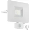 EGLO Spot d'extérieur LED Faedo 3 capteur, blanc, 30 W
