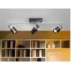 Eglo Lampe Spot Davida 1/3 Spots Led Culot Gu10 Chromé 30834 E