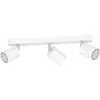 EGLO connect Smart Spot Adfira-Z, blanc, à 3 lampes, acier
