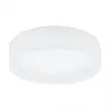 Eglo - Plafonnier Pasteri Led Abat-jour Lin Blanc Ø32 Cm