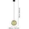 Eglo SKOURA Suspension, E27, 39754,