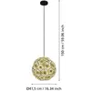 Eglo SKOURA Suspension, E27, 39755,