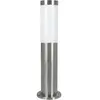 Borne lumineuse d'extérieur Eglo Helsinki 45cm en acier inoxydable