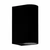 EGLO APPLIQUE INT/EXT NOIR 2XGU10 LIVRE SANS AMPOULE IP44