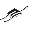 EGLO Plaf led 3lumieres cabezas-e nr led 3x5,8w 2130 lumens 4000k 43,5x11cm