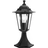 Borne d'extérieur Laterna - EGLO - Métal & Verre - Noir - H38,5cm