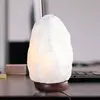 Globo Lampe à poser en cristal de sel Stone, blanche