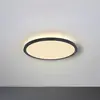 Globo Plafonnier LED Sapana, noir, rond, dimmable