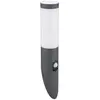 Globo - Borne Luminaire d'extérieur avec capteur H. 41 cm - Anthracite
