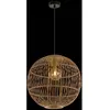 Globo Suspension bambou nature, D:400, H:1550, excl. 1xE27 60W 230V