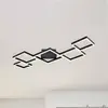 Globo Plafonnier LED Kurio à 5 lampes, noir, CTT