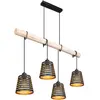Globo Lighting Ablona Suspension, E27, 15451-4H,