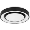 Globo Plafonnier LED Sully RGBW télécommande, noir
