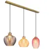 Globo Suspension métal couleur or mat, 120cm