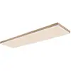 Globo Plafonnier LED Doro, longueur 120 cm, bois foncé, bois, CCT