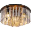 Globo Plafonnier Gorley avec suspension en verre, Ø 50 cm