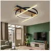 Globo Plafonnier LED Beatrix, longueur 44 cm, bois/noir, bois