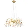 Globo Lustre Danna, doré/ambre/clair, Ø 61 cm
