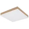 Globo - Plafonnier Plafonnier Lampe De Salon Lampe Led Aluminium Aspect Bois 30x30 Cm