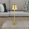 Globo Lampe solaire LED en métal, dorée, hauteur 41 cm, IP44