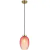 Globo Suspension Jessica, Ø 18 cm, rouge, verre