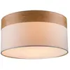 Globo Plafonnier Libba, bois crème