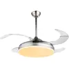 Globo Ventilateur de plafond LED Cabrera CCT, nickel mat