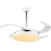 Globo Ventilateur de plafond LED Cabrera, CCT, blanc