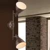 Globo Spot pour plafond brun rouillé Giorgio, à 2 lampes